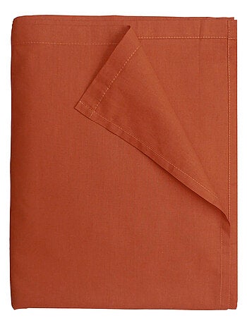 Drap Plat 240x300 cm Blanc - 100% coton 57 Fils