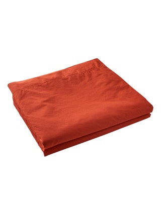 Drap plat 240x300 en 100% Percale de Coton Lavé 80 fils