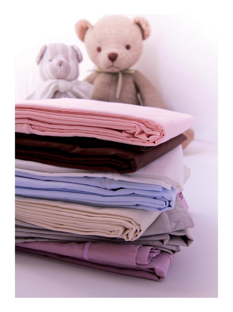 Drap plat avec point bourdon Blanc - Kiabi