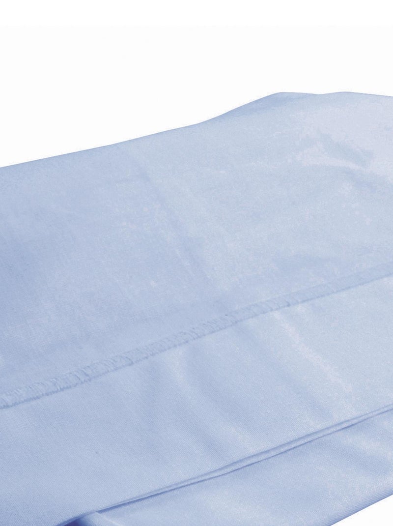 Drap plat avec point bourdon Bleu ciel - Kiabi