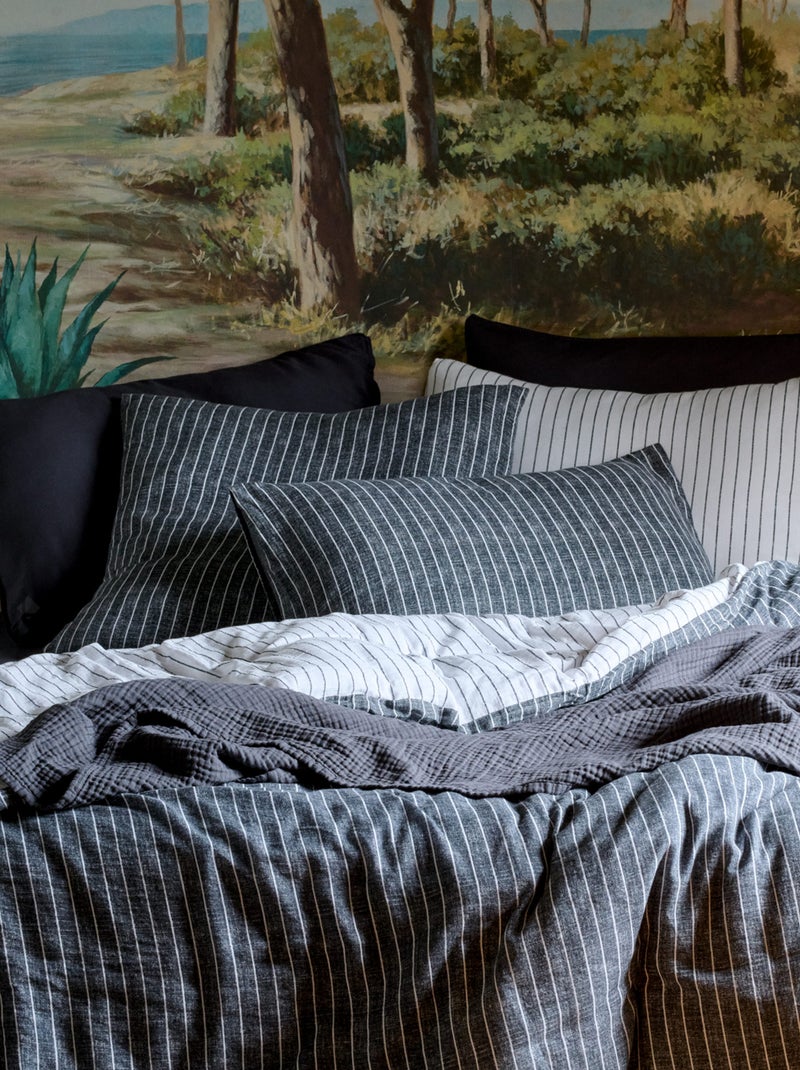 Drap plat collection LANA Noir Noir - Kiabi