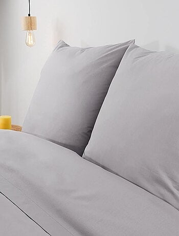 Drap plat coton 57 fils en molleton flanelle TOUDOUX