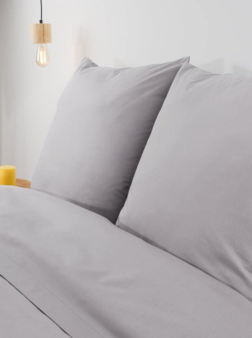 Drap plat coton 57 fils en molleton flanelle TOUDOUX - Kiabi