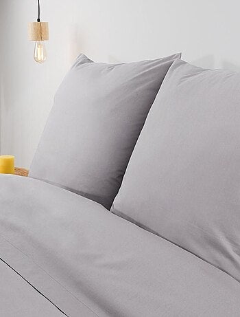 Drap plat coton 57 fils en molleton flanelle TOUDOUX