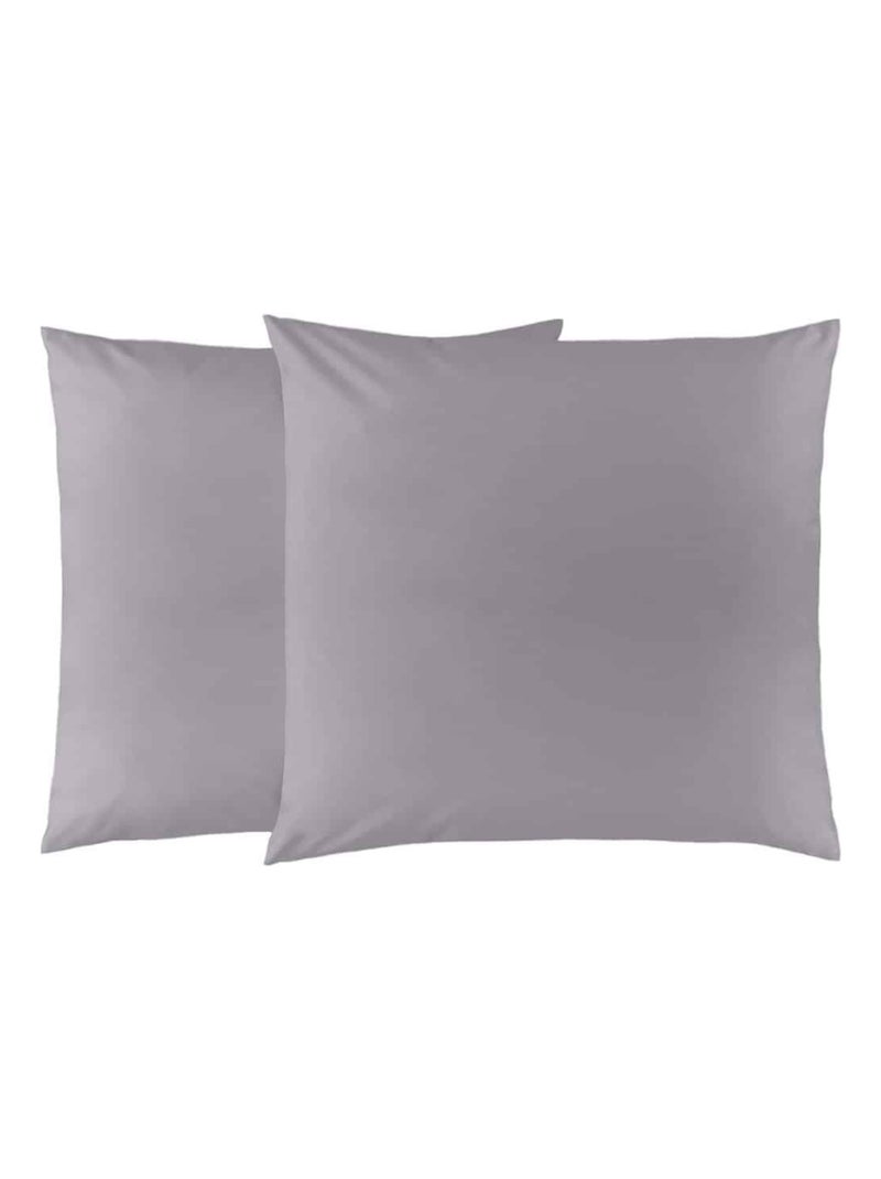 Drap plat coton 57 fils en molleton flanelle TOUDOUX Gris - Kiabi