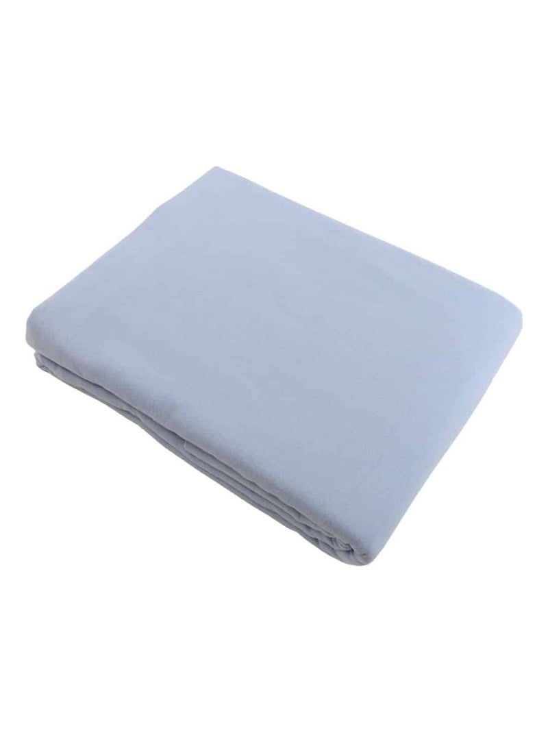 Drap plat coton 57 fils en molleton flanelle TOUDOUX Rose - Kiabi