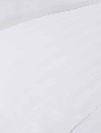 Drap plat coton bande satin 120 fils RÊVE