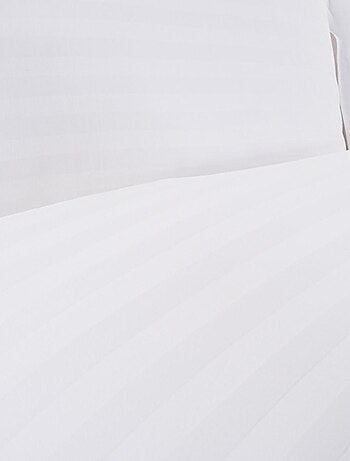 Drap plat coton bande satin 120 fils RÊVE