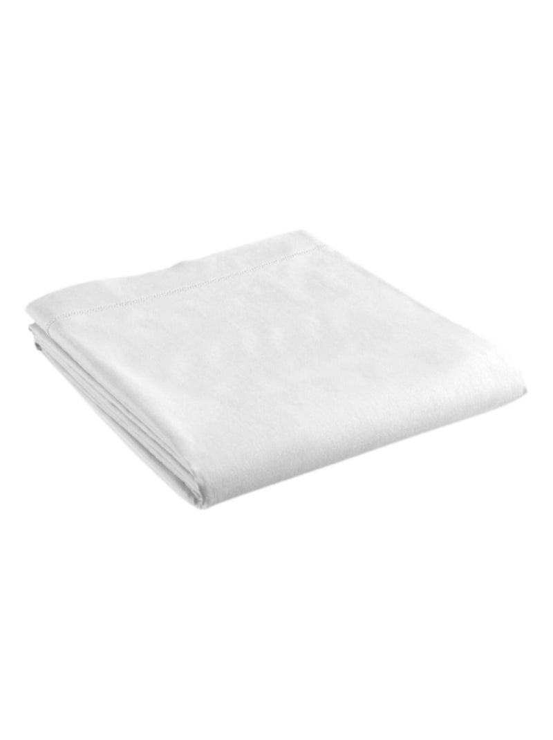 Drap plat coton bio Blanc - Kiabi