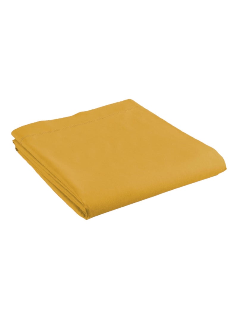 Drap plat coton bio Jaune - Kiabi