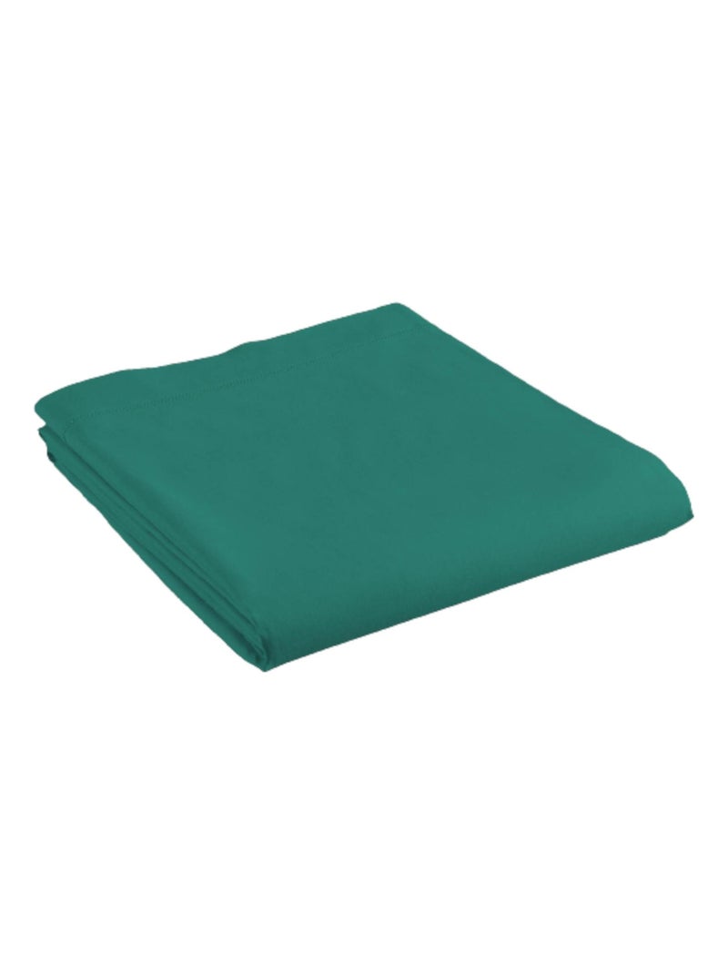 Drap plat coton bio Vert émeraude - Kiabi