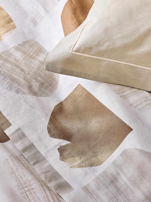 Drap plat coton graphique - Kiabi