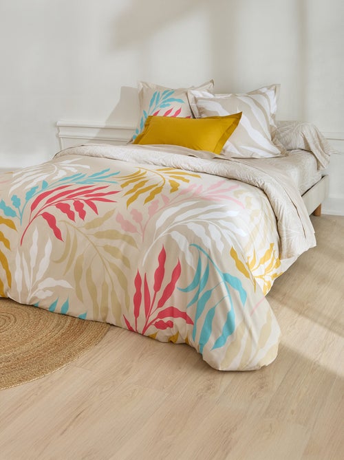 Drap plat coton imprimé végétal - Afibel - Kiabi