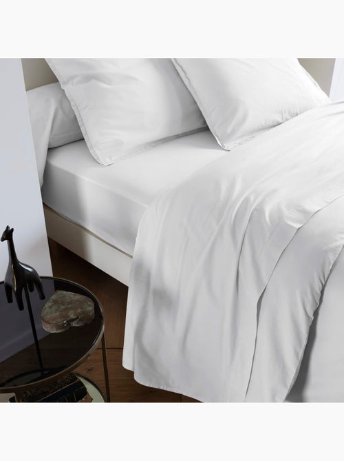Drap plat coton lavé - Kiabi