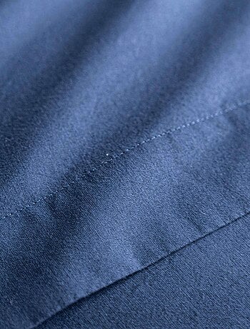 Drap plat coton lavé