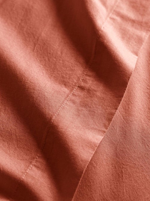 Drap plat coton lavé - Kiabi
