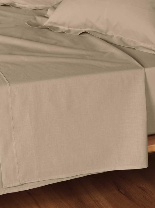 Drap Plat Coton LINA Douceur d'Intérieur - Kiabi