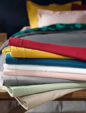 Drap Plat Coton LINA Douceur d'Intérieur