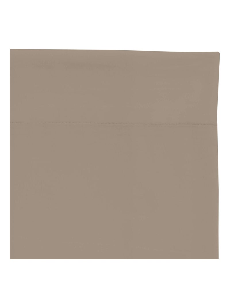 Drap plat coton made in France Marron - Kiabi