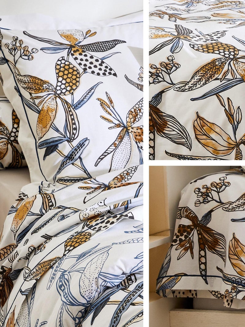 Drap plat coton PÉNÉLOPE Beige gris - Kiabi
