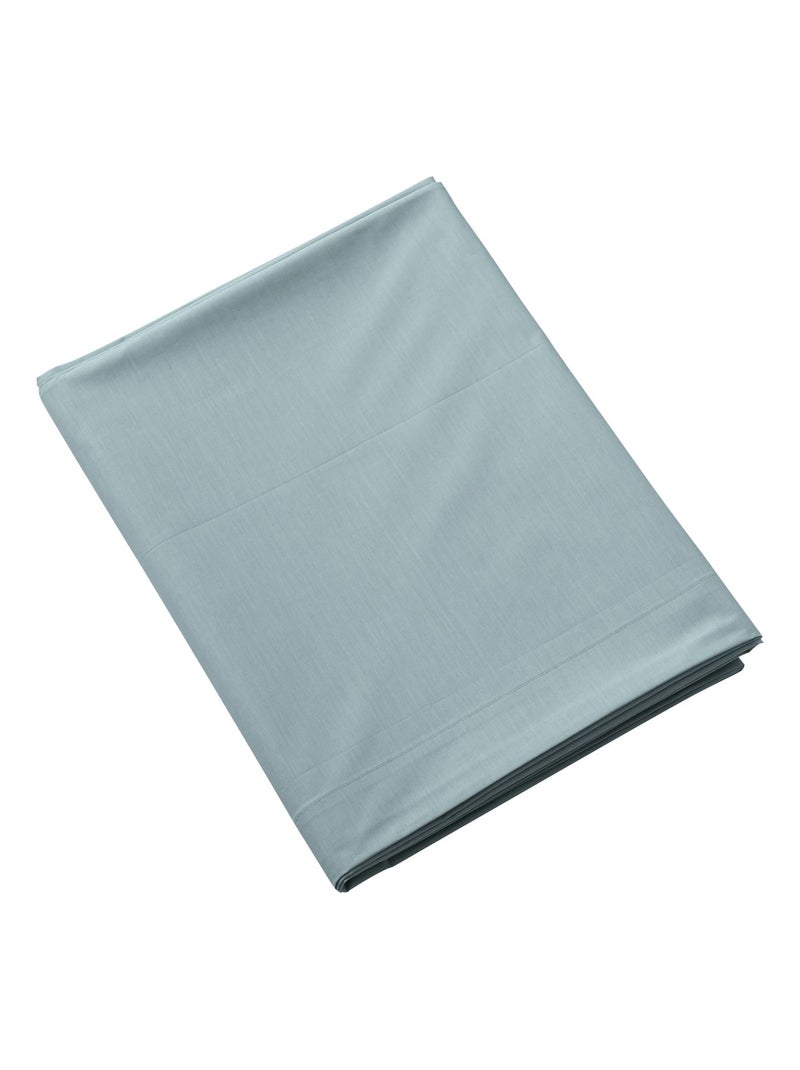 Drap plat coton percale Bleu - Kiabi
