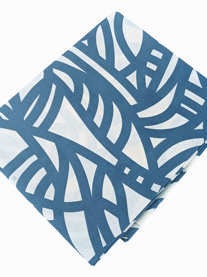 Drap plat coton SÉRÉNA Bleu Beige - Kiabi
