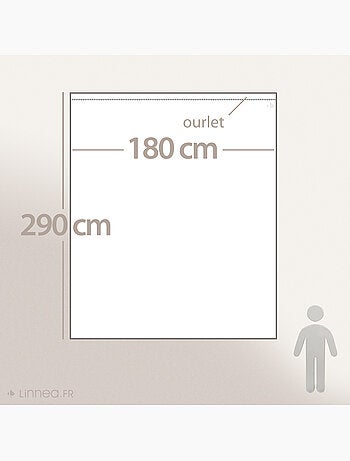 Drap plat coton SÉRÉNA