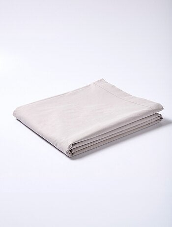 Drap plat coton uni
