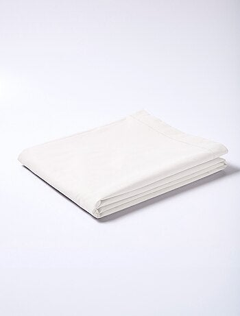 Drap plat coton uni