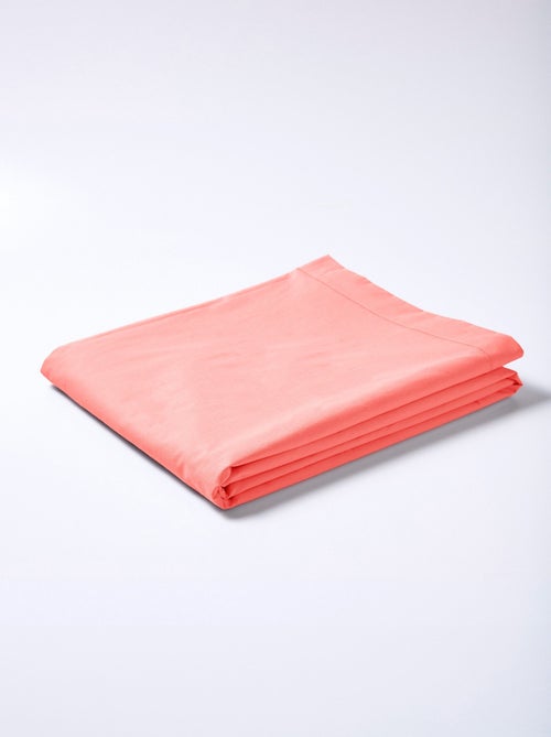 Drap plat coton uni - Kiabi