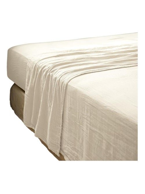Drap plat double gaze de coton Gaia - Kiabi