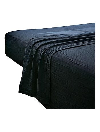 Drap plat double gaze de coton Gaia