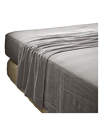 Drap plat double gaze de coton Gaia
