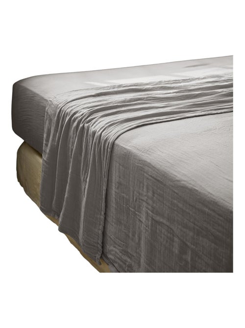 Drap plat double gaze de coton Gaia - Kiabi