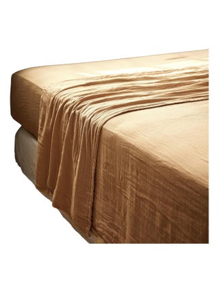 Drap plat double gaze de coton Gaia