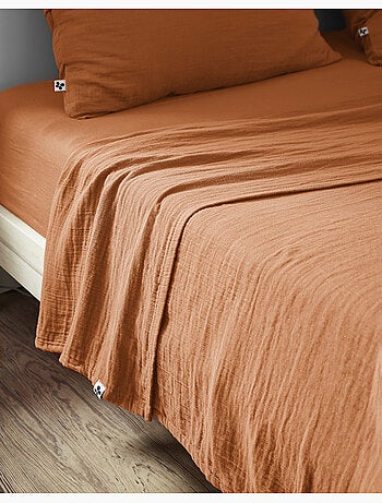 Drap Plat – Double Gaze de Coton Luxe – Gaïa