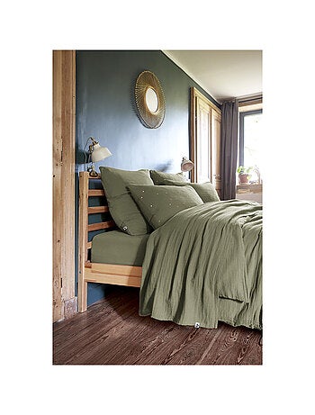 Drap Plat – Double Gaze de Coton Luxe – Gaïa