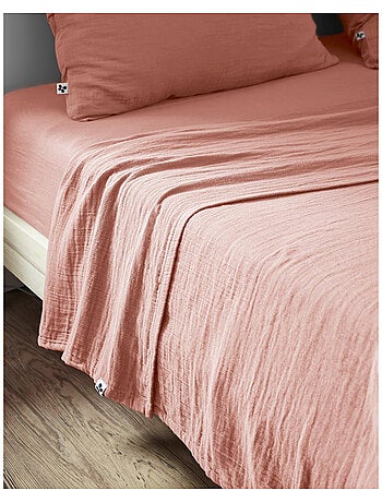 Drap plat – double gaze de coton luxe – gaïa