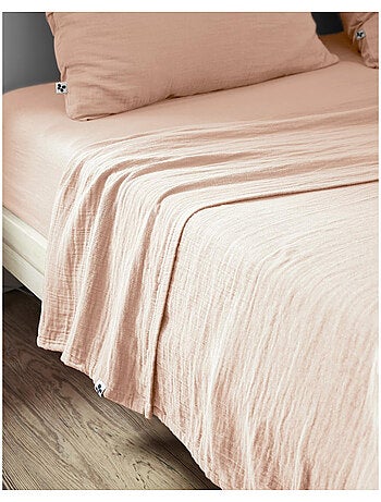 Drap plat – double gaze de coton luxe – gaïa