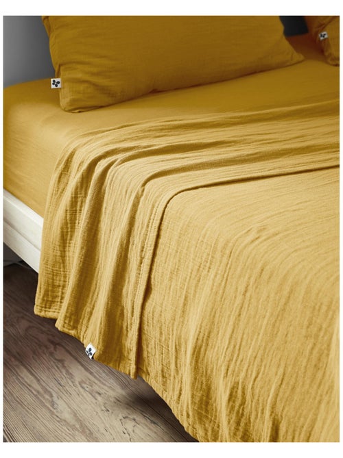 Drap plat – double gaze de coton luxe – gaïa - Kiabi Drap plat – double gaze de coton luxe – gaïa - Kiabi