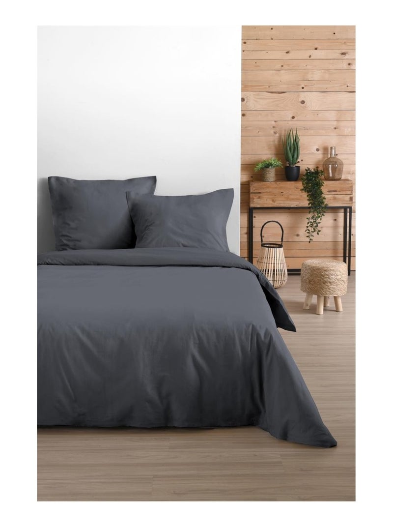 Drap plat Edens gris anthracite - Kiabi