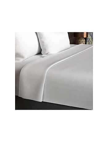 Drap plat en coton 57 fils UNI, par Soleil d'ocre