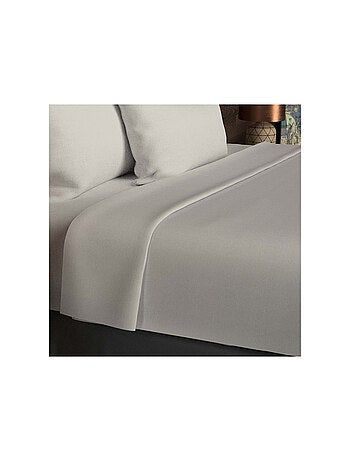 Drap plat en coton 57 fils UNI, par Soleil d'ocre