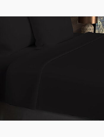 Drap plat en coton 57 fils UNI, par Soleil d'ocre