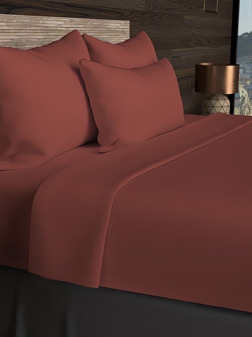 Drap plat en coton 57 fils UNI, par Soleil d'ocre - Kiabi