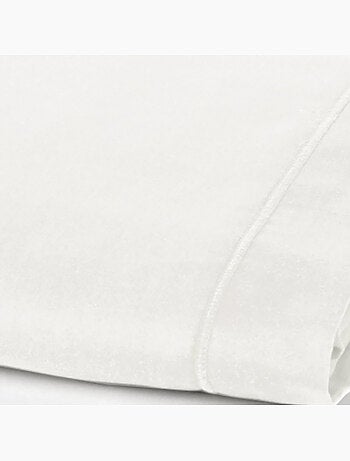 Drap plat en coton bambou uni, BAMORA