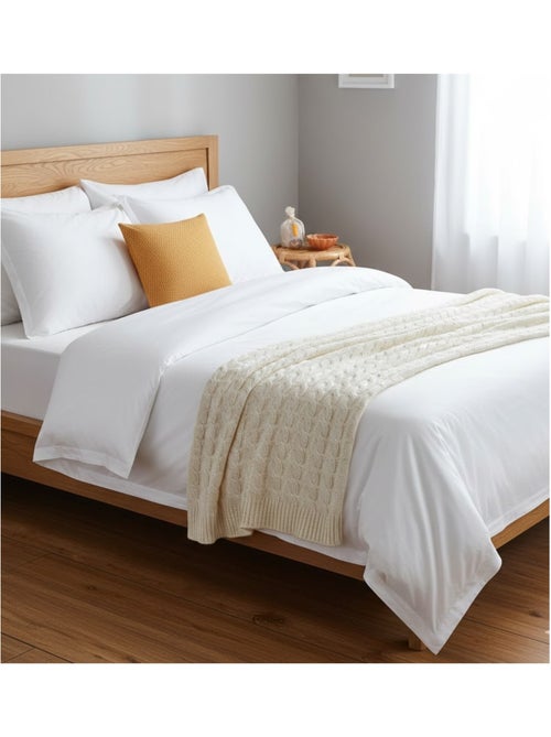 Drap plat en coton Contemporain - Kiabi