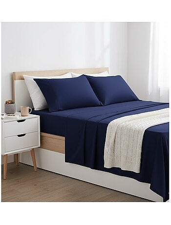 Drap plat en coton Contemporain