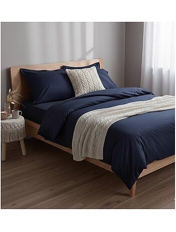 Drap plat en coton Contemporain