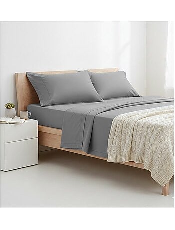 Drap plat en coton contemporain